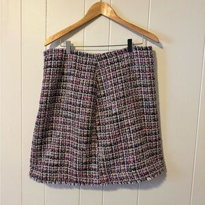 ANN TAYLOR Mini Tweed Skirt SZ 12
